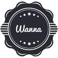 Wanna badge logo