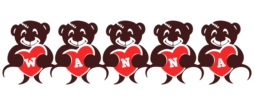 Wanna bear logo