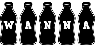 Wanna bottle logo