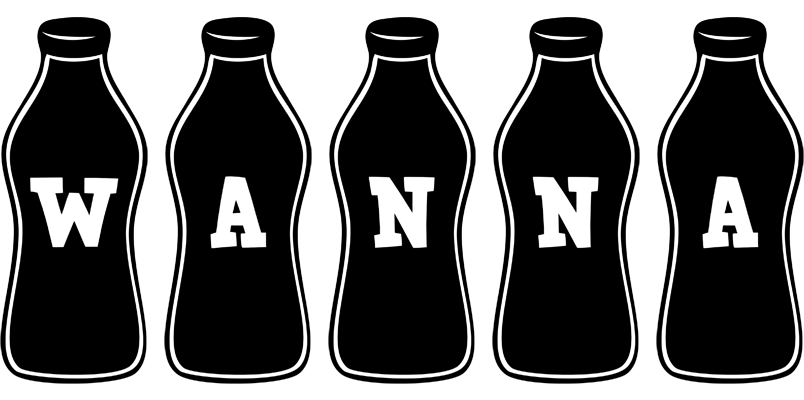 Wanna bottle logo