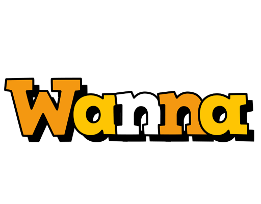 Wanna cartoon logo