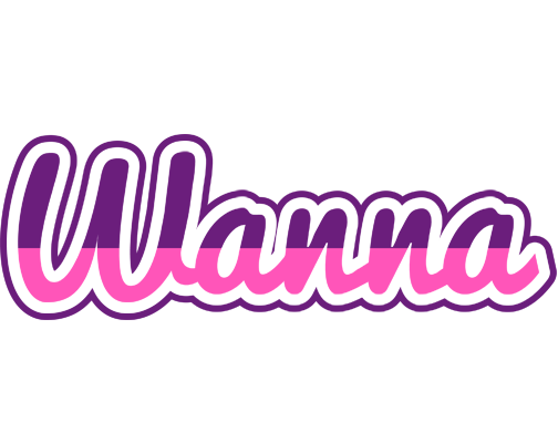 Wanna cheerful logo