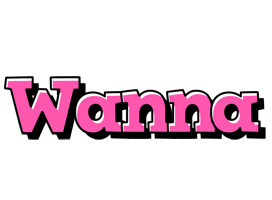 Wanna girlish logo