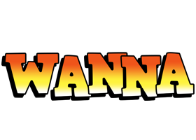 Wanna sunset logo