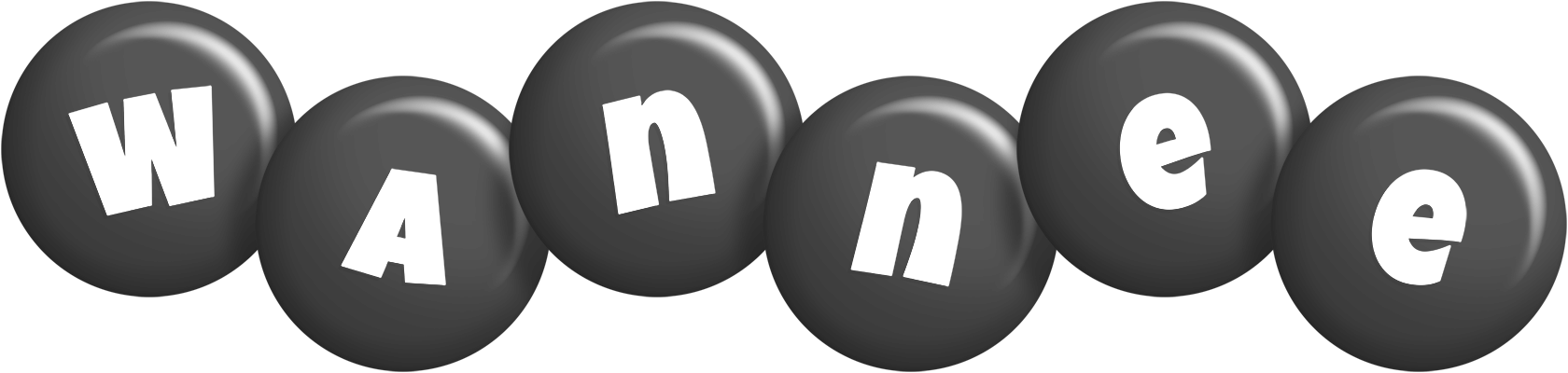 Wannee candy-black logo