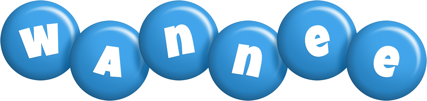 Wannee candy-blue logo