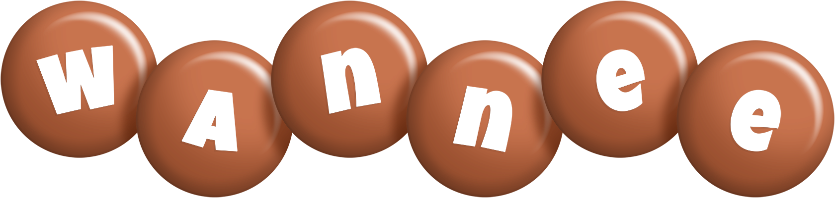 Wannee candy-brown logo