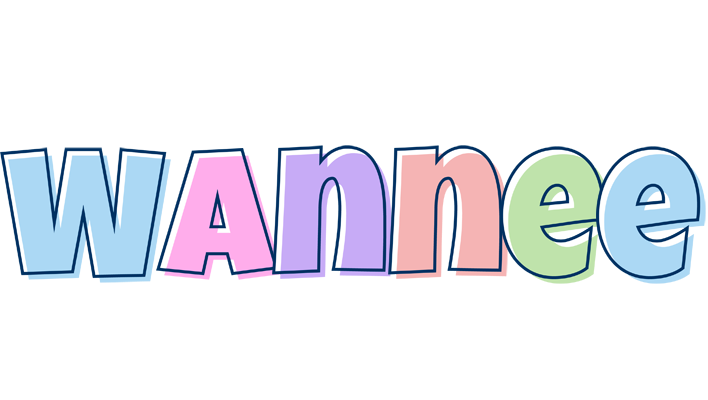 Wannee pastel logo