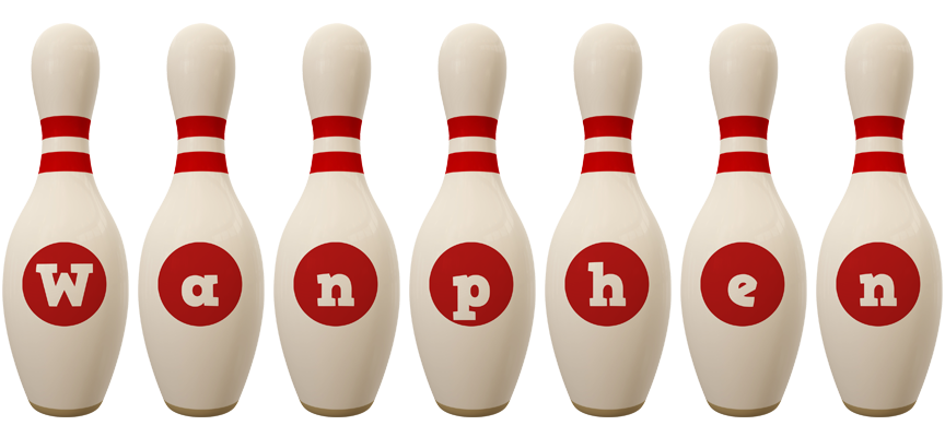 Wanphen bowling-pin logo