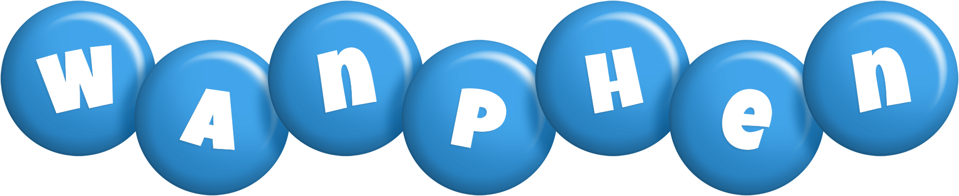 Wanphen candy-blue logo