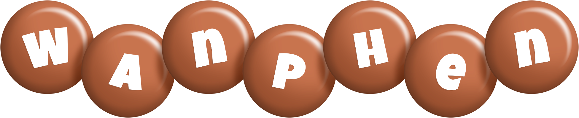 Wanphen candy-brown logo