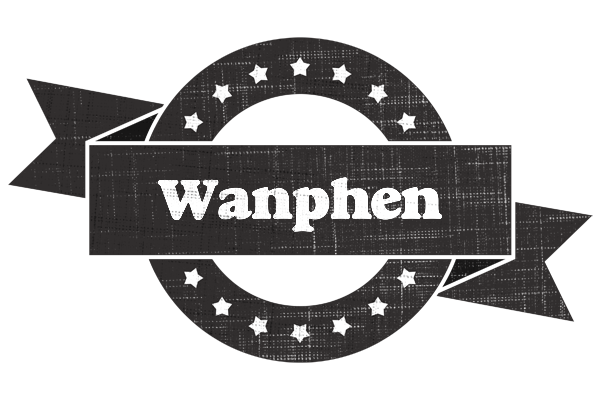 Wanphen grunge logo