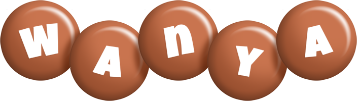 Wanya candy-brown logo