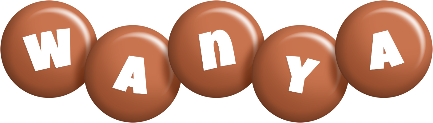 Wanya candy-brown logo