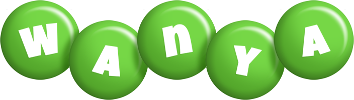 Wanya candy-green logo