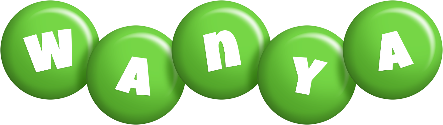 Wanya candy-green logo