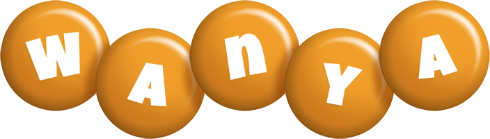 Wanya candy-orange logo