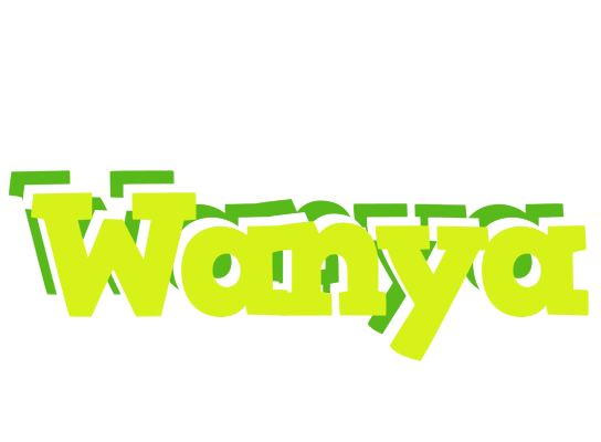 Wanya citrus logo