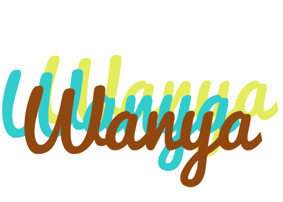 Wanya cupcake logo