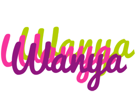 Wanya flowers logo