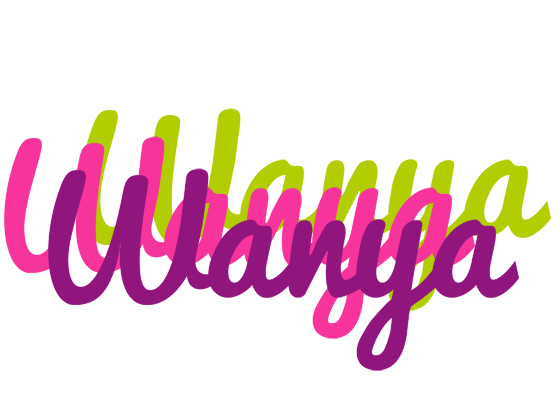 Wanya flowers logo
