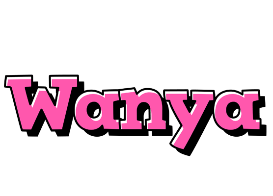 Wanya girlish logo