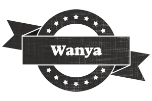 Wanya grunge logo