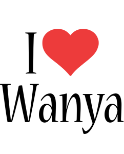 Wanya i-love logo