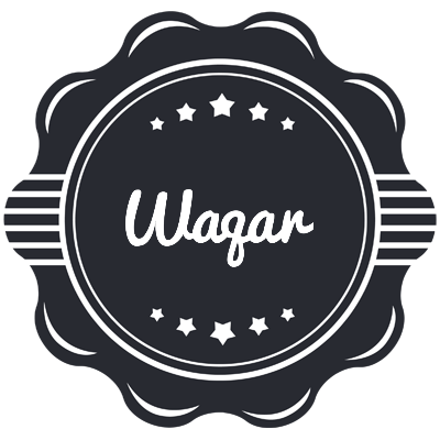Waqar badge logo