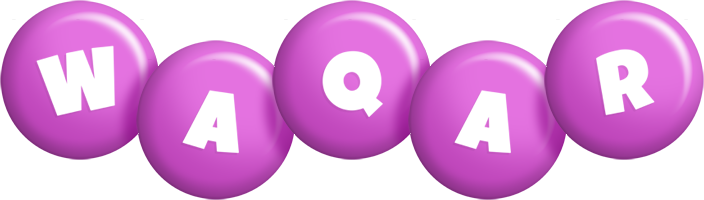 Waqar candy-purple logo