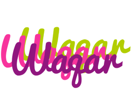 Waqar flowers logo