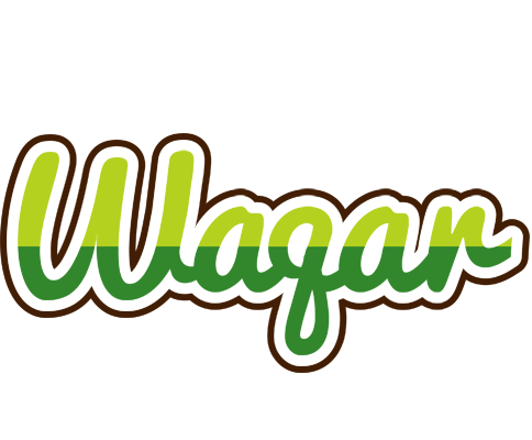 Waqar golfing logo