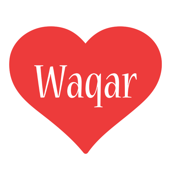 Waqar love logo