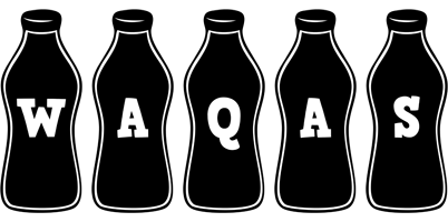 Waqas bottle logo