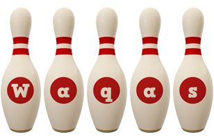 Waqas bowling-pin logo