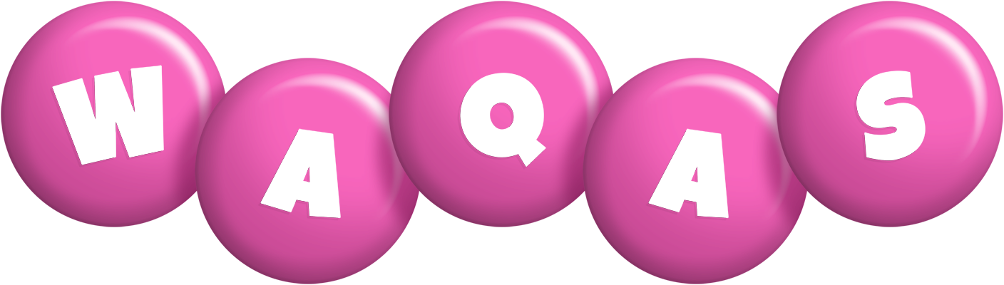 Waqas candy-pink logo