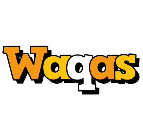 Waqas cartoon logo