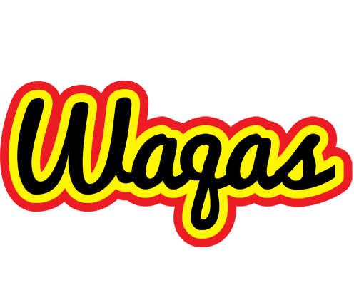 Waqas flaming logo