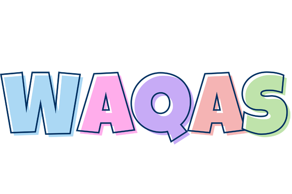 Waqas pastel logo