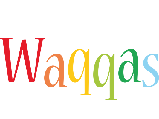 Waqqas birthday logo