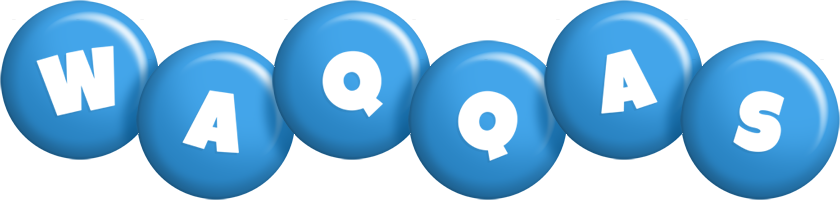 Waqqas candy-blue logo