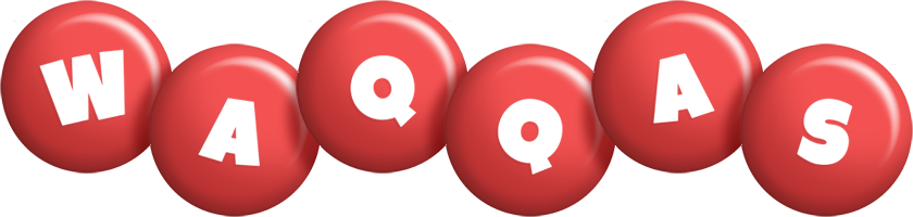 Waqqas candy-red logo