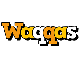 Waqqas cartoon logo