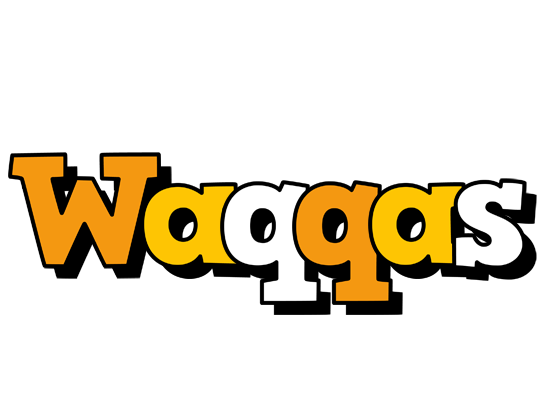 Waqqas cartoon logo