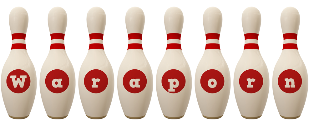 Waraporn bowling-pin logo