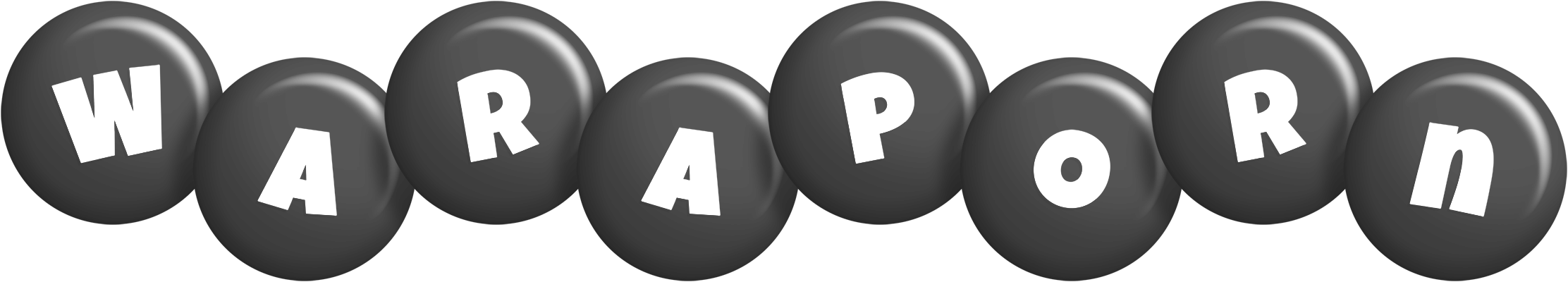 Waraporn candy-black logo