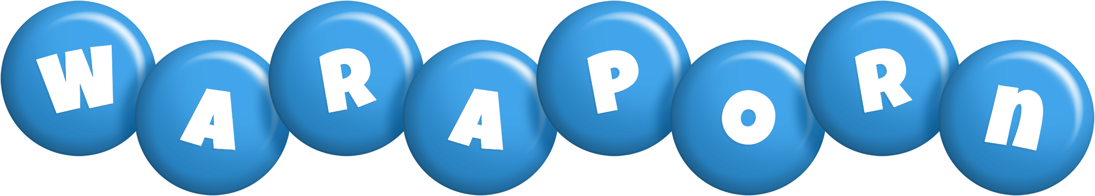 Waraporn candy-blue logo