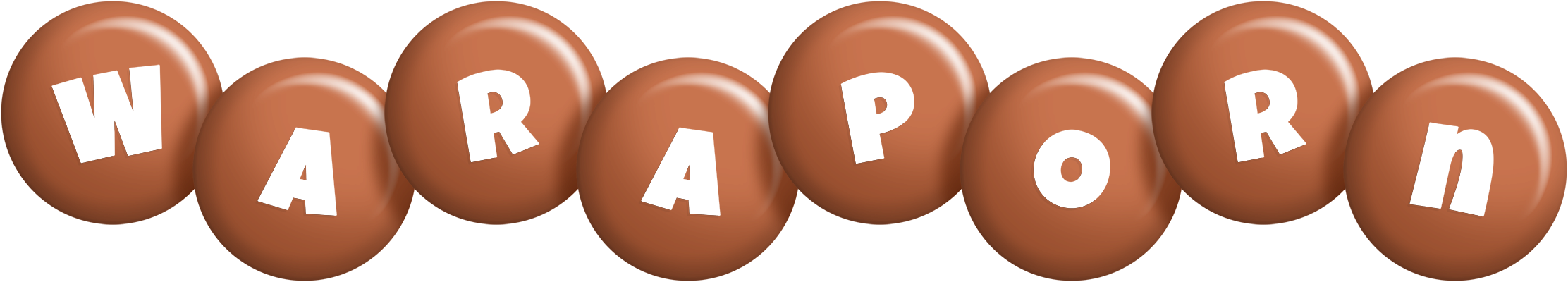 Waraporn candy-brown logo