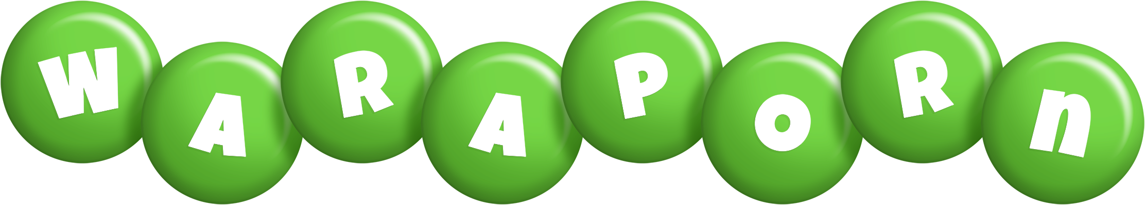 Waraporn candy-green logo