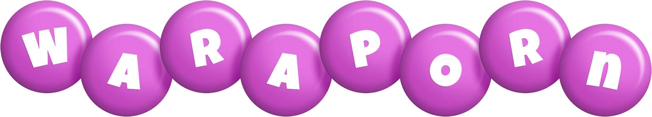 Waraporn candy-purple logo